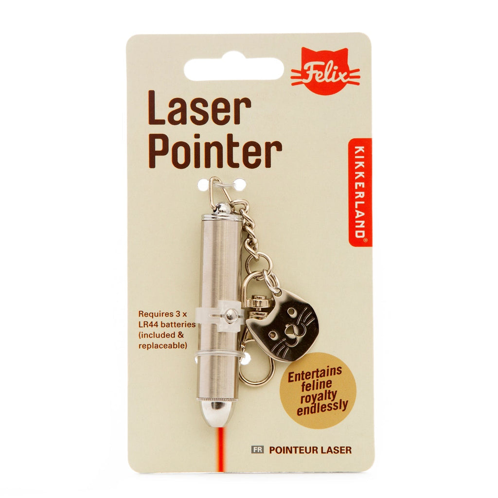 KIKKERLAND Kiko Rechargeable Pounce&Play Laser pour Chats 3 Modes 5 Formes Rechargeable