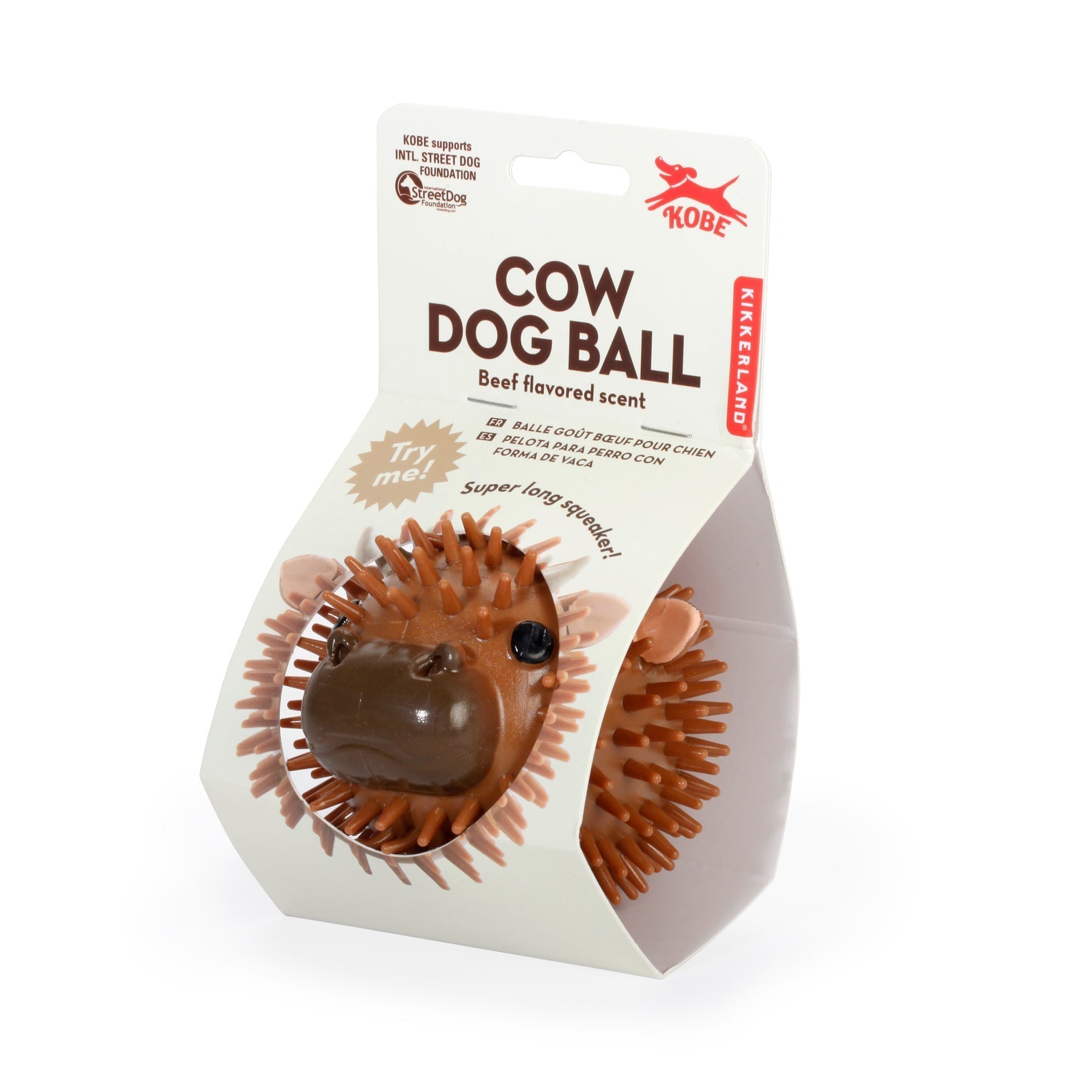 KIKKERLAND Kobe Sheep Dog Ball Jouet pour chien