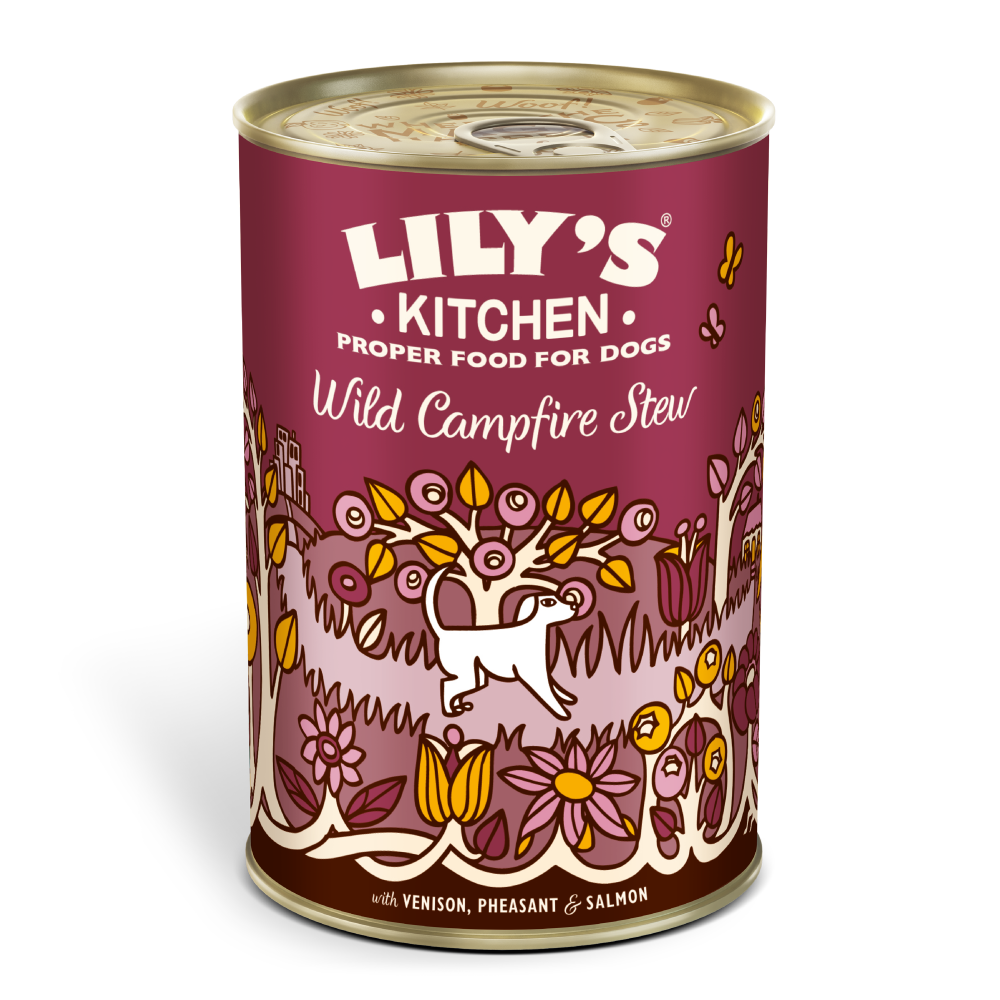 LILY'S KITCHEN Adulte Terrine Wild Campfire Stew Chevreuil Faisan et Saumon 400g