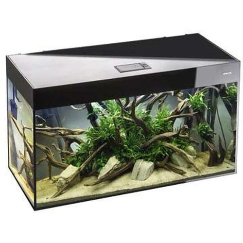 AQUAEL Glossy ST 100 Noir D&N LED – Aquarium 215 L 100x40x63 cm éclairage Jour/Nuit 2x14W