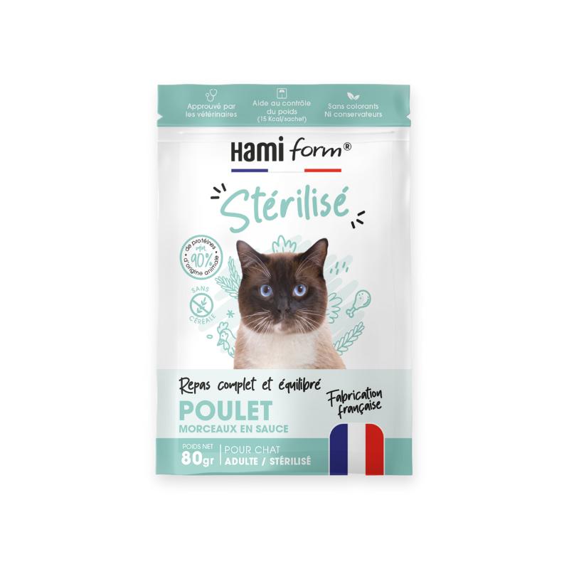 HAMIFORM Pack Complet Poulet Chat Senior 10x80g