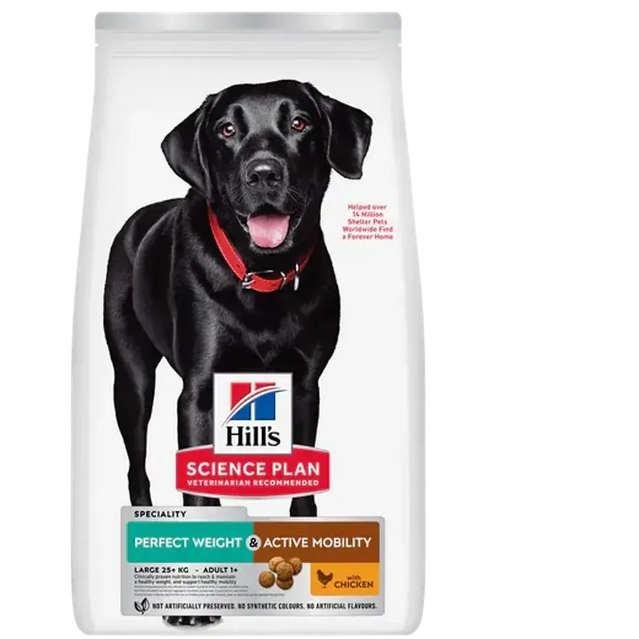 HILLS Science Plan Perfect Weight & Active Mobility Large Breed Poulet 12kg