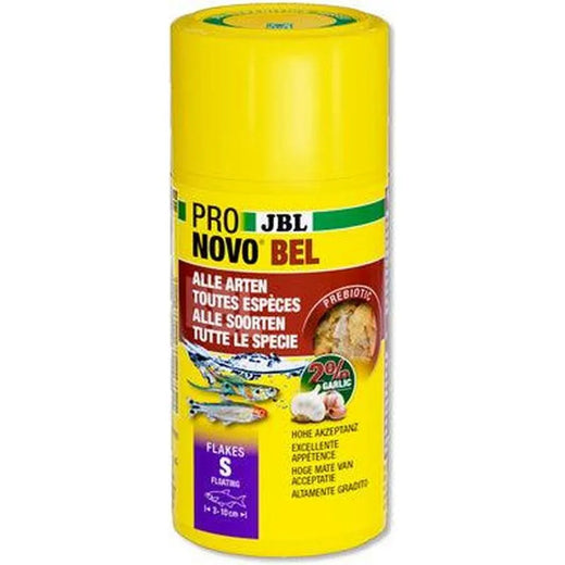JBL PRONOVO Bel Flakes S 100 ml – Flocons pour Poissons d’Aquarium Tropicaux Taille S