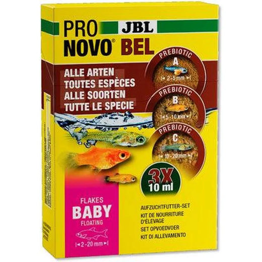 JBL PRONOVO Bel Baby 3x10ml – Nourriture en poudre pour alevins