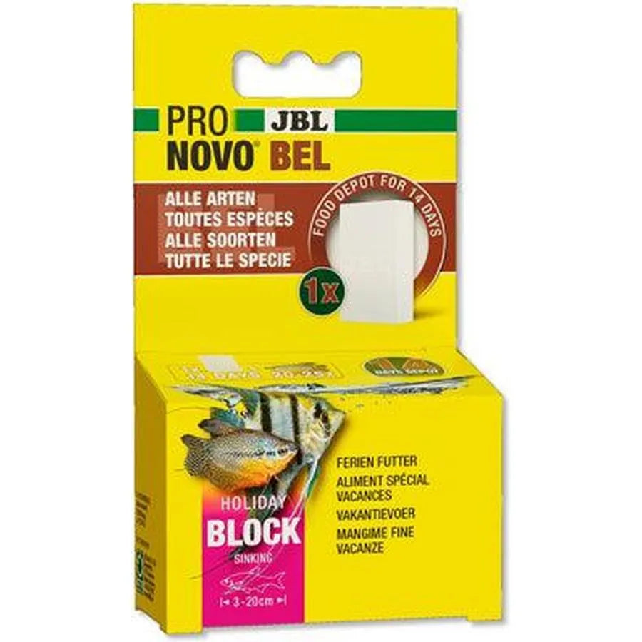 JBL PRONOVO Bel Holiday – Bloc nourriture vacances pour poissons