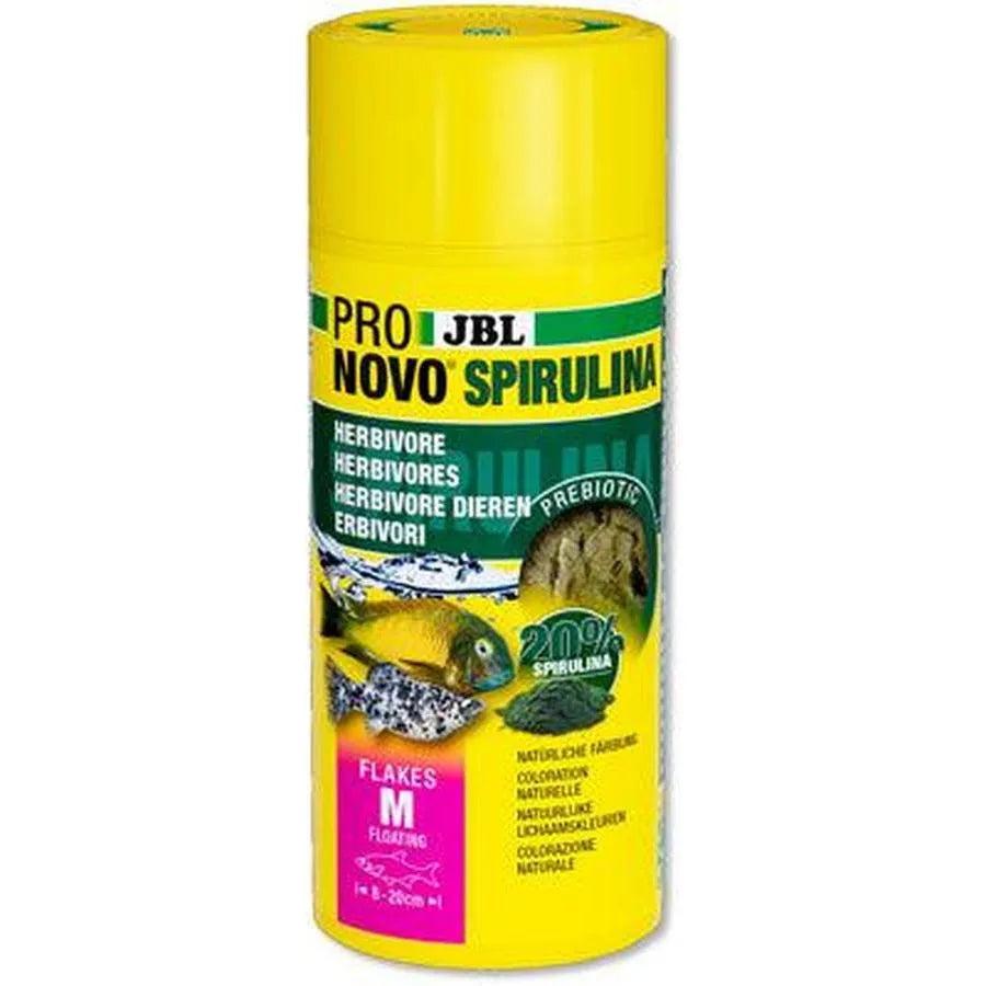 JBL PRONOVO Spirulina Flakes M 250ml – Flocons spiruline herbivores