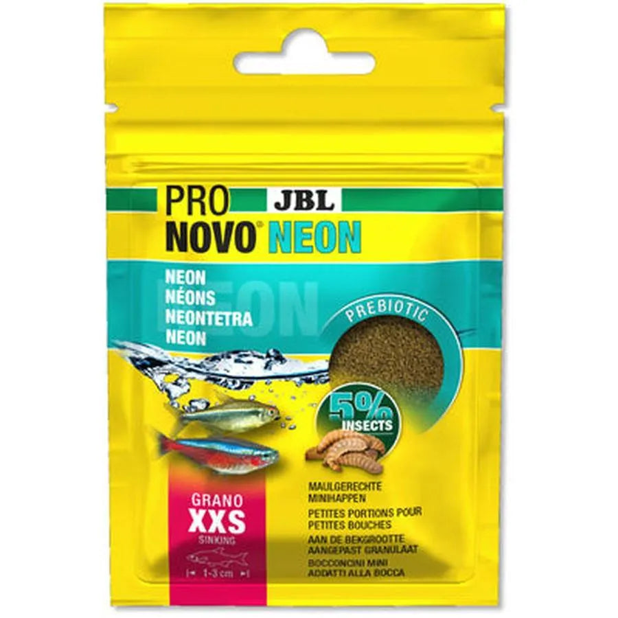 JBL PRONOVO Neon Grano XXS 20ml – Granulés néons et nano poissons