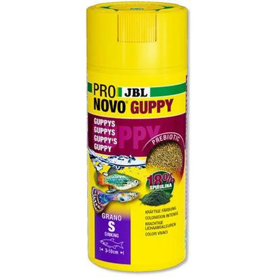 JBL PRONOVO Guppy Grano S 250ml – Granulés guppys et vivipares