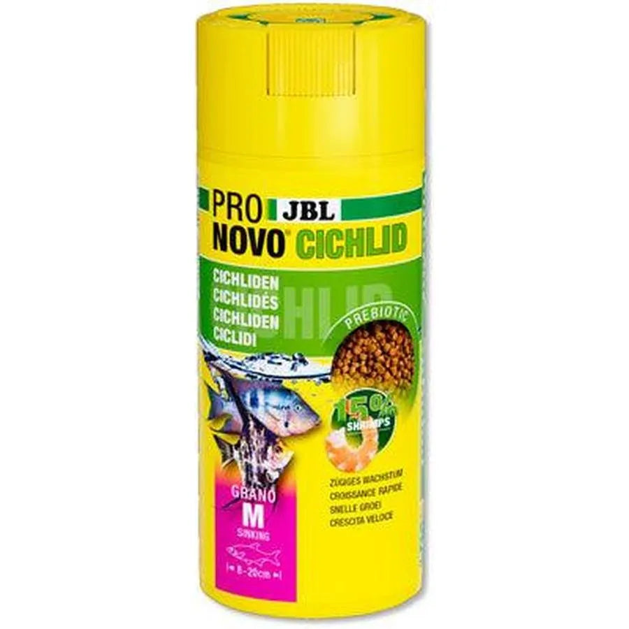 JBL PRONOVO Cichlid Grano M 250ml – Granulés grands cichlidés