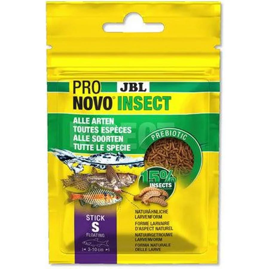JBL ProNovo Insect Stick S 20 ml – Bâtonnets aux Insectes Poissons
