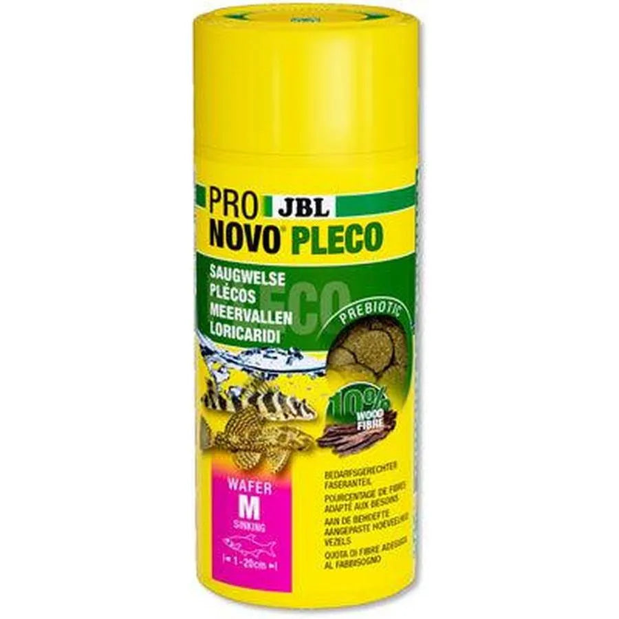 JBL ProNovo Pleco Wafer M 250 ml – Pastilles Végétales pour Plécos
