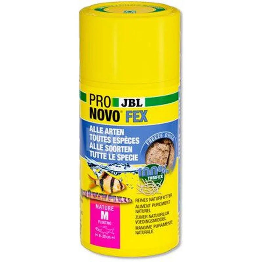 JBL ProNovo Fex 100 ml – Tubifex Lyophilisés, Friandise Poissons