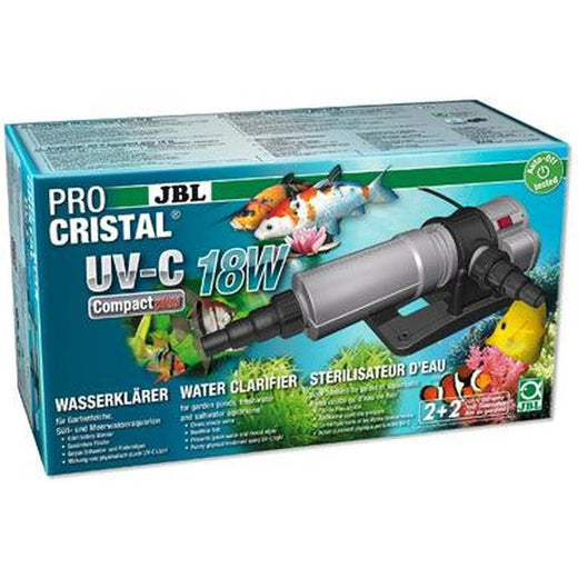JBL ProCristal Compact PLUS UV-C 18W — Stérilisateur UV-C aquarium et bassin moyen