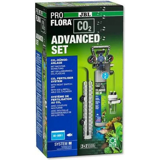 JBL PROFLORA CO2 ADVANCED M Set — Kit CO₂ aquarium planté (bouteille rechargeable 500g)