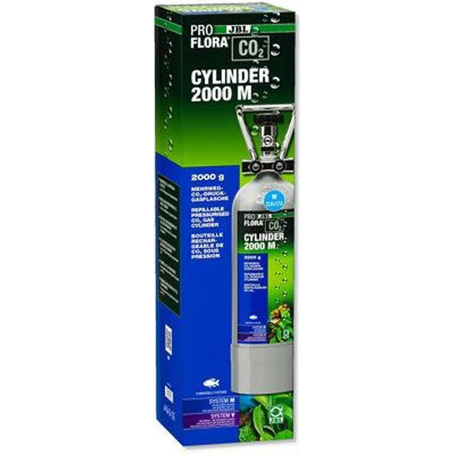 JBL PROFLORA CO2 CYLINDER 2000 M — Bouteille CO₂ rechargeable 2 kg (sans détendeur)