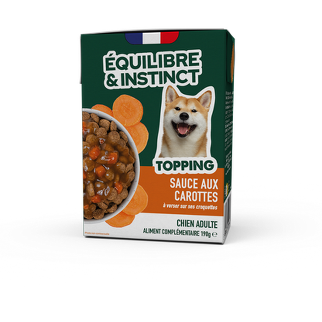 EQUILIBRE & INSTINCT Sauce aux Carottes pour Chien Adulte 100g