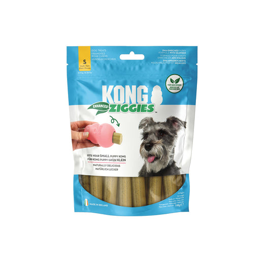 KONG Ziggies Enhanced Bâtonnets Végétaliens pour Chien Adulte Enrichis en Algues 198g