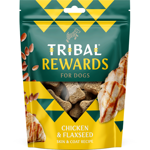 TRIBAL REWARDS Chicken & Flaxseed 125g