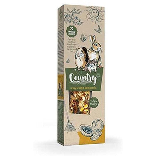 COUNTRY Country Crispy Orange & Papaya Sticks Friandises pour rongeurs et lapins 2x55g