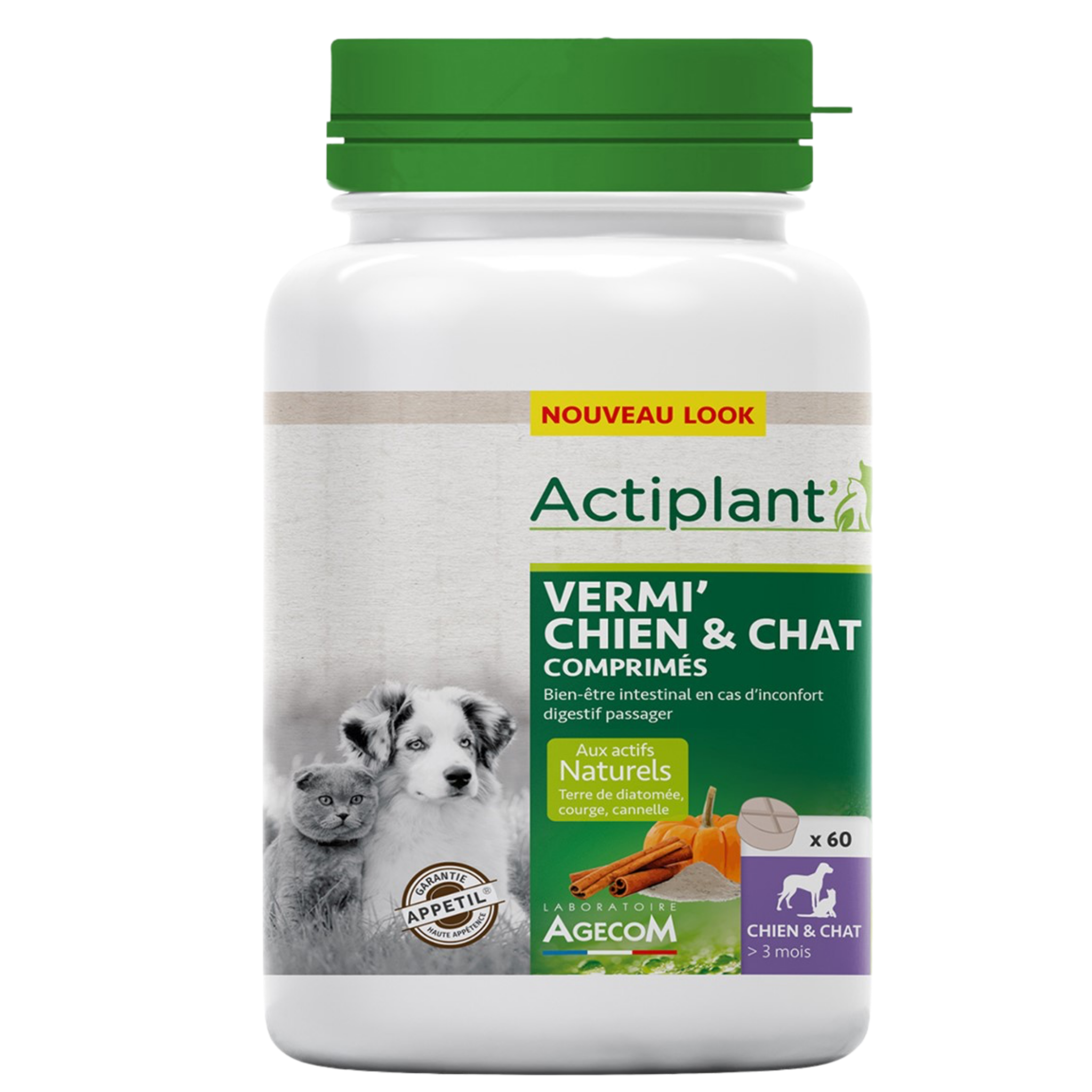 Vermifuge Actiplant - 60 comprimés