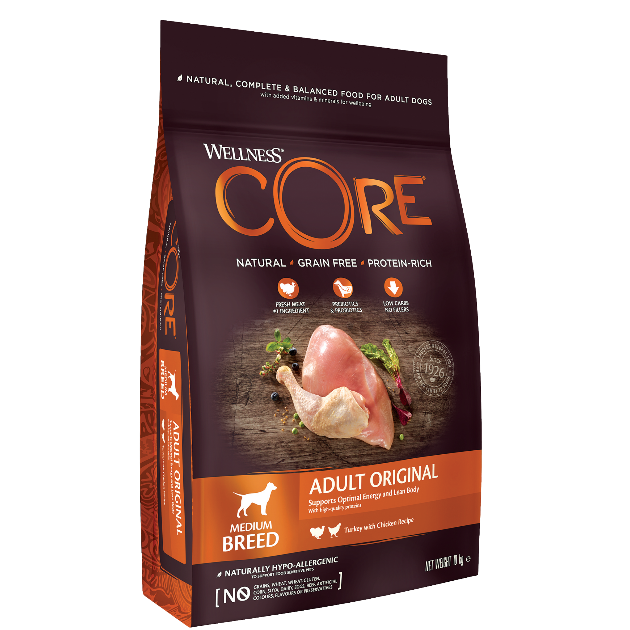 WellnessCore dinde poulet medium 10KG