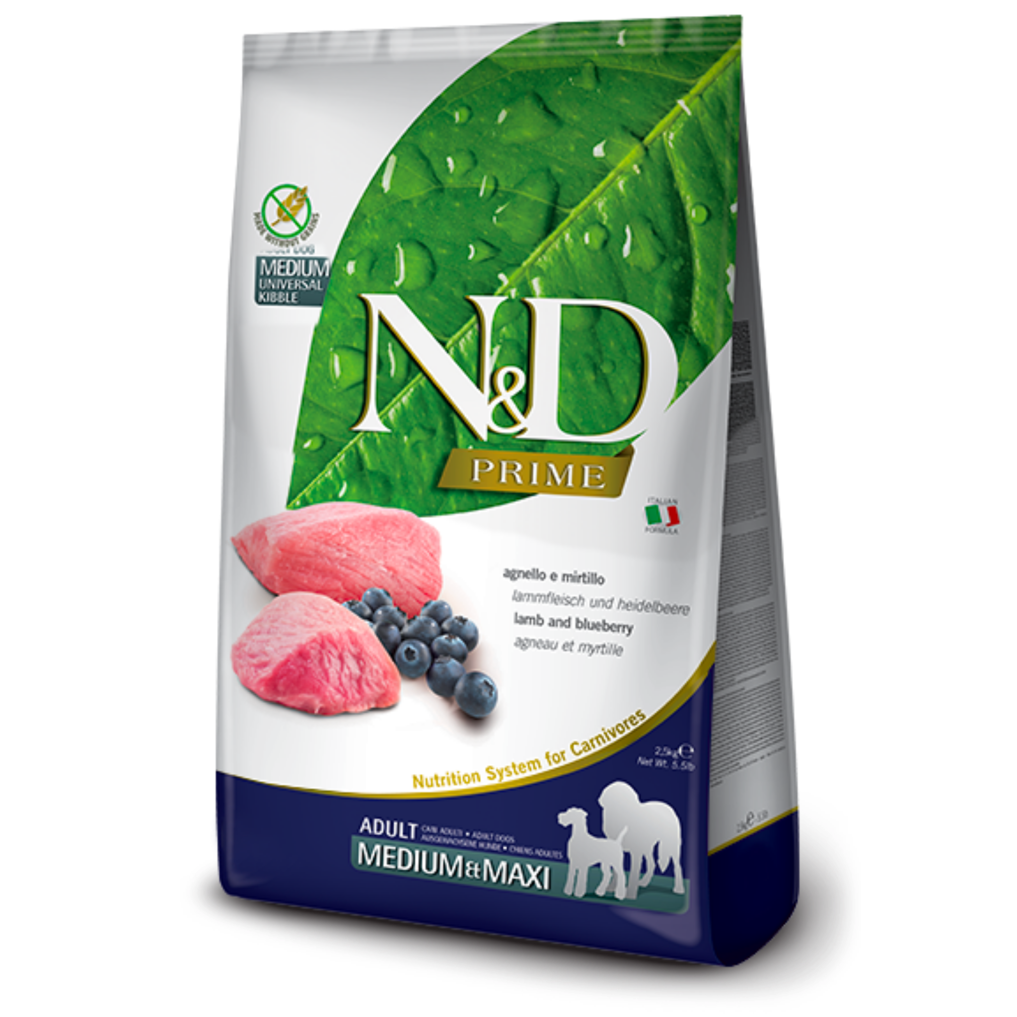 Farmina N&D Prime agneau myrtille medium/maxi 12KG
