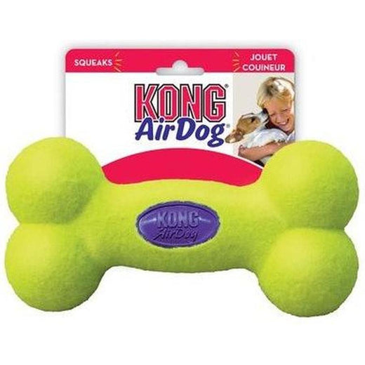 KONG – Jouet AirDog donut avec couineur pour chien – Taille S