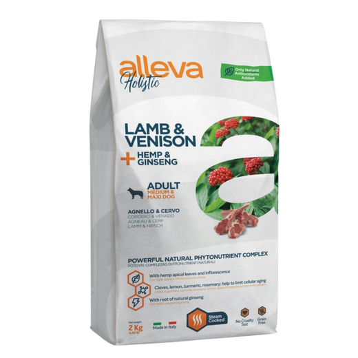 Alleva Holistic Cerf et agneau 12KG Medium/Maxi