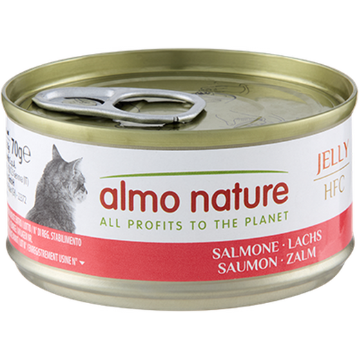Almo HFC Jelly Saumon – Pâtée Chat en Gelée Premium