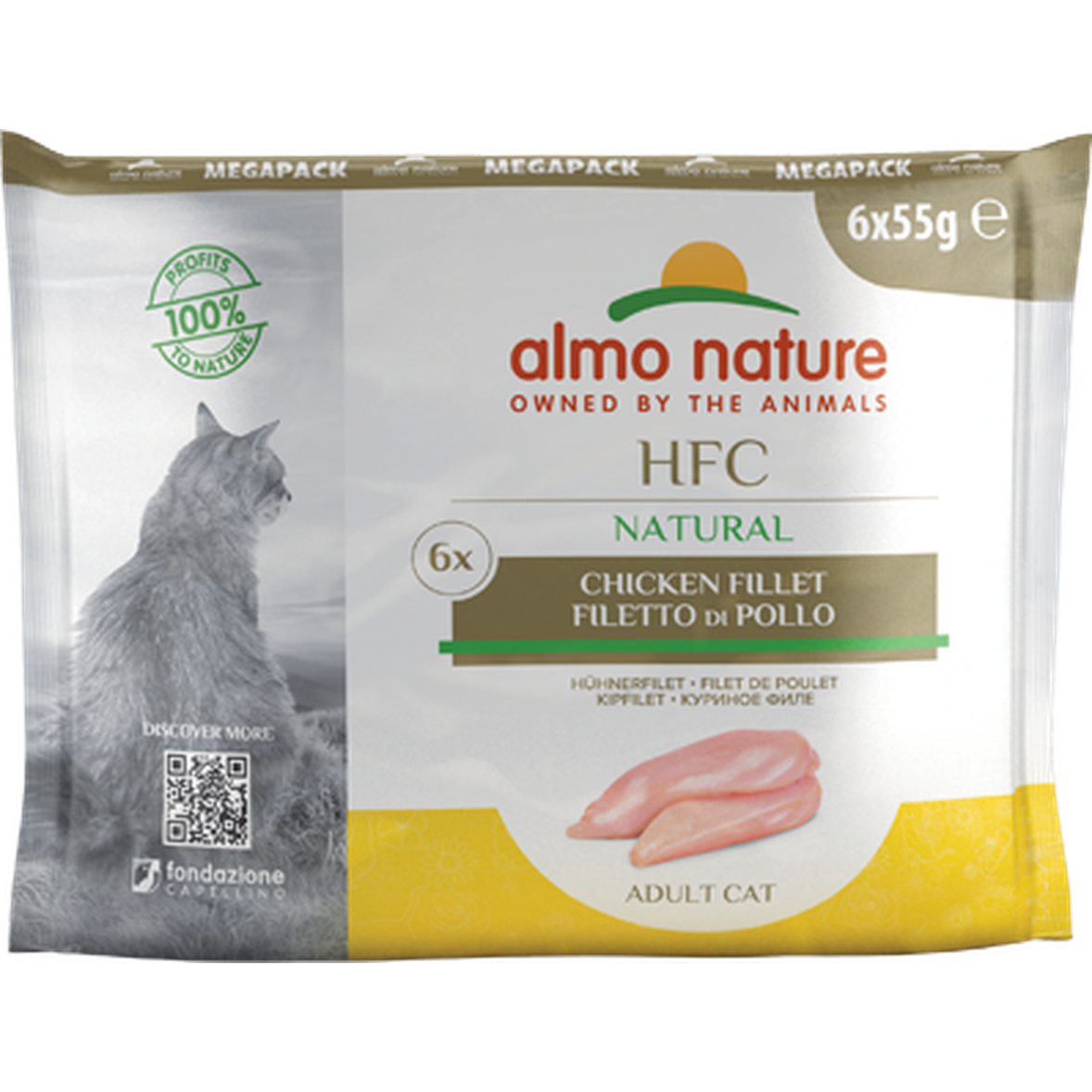 Almo HFC Megapack Filet de Poulet – Lot Économique Pâtée Chat