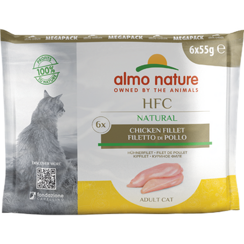 Almo HFC Megapack Filet de Poulet – Lot Économique Pâtée Chat