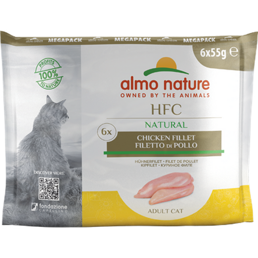 Almo HFC Megapack Filet de Poulet – Lot Économique Pâtée Chat