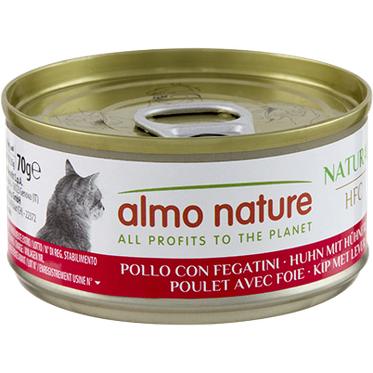 Almo HFC Natural Poulet & Foie de Poulet – Pâtée Chat Premium