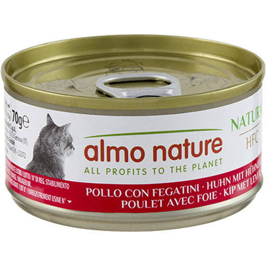 Almo HFC Natural Poulet & Foie de Poulet – Pâtée Chat Premium