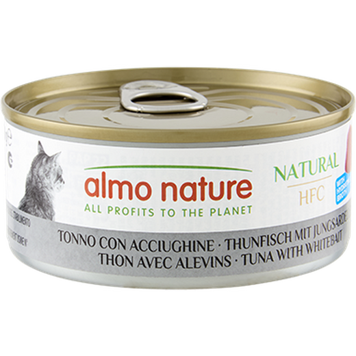 Almo HFC Natural Thon avec Alevins – Pâtée Chat Naturelle Premium
