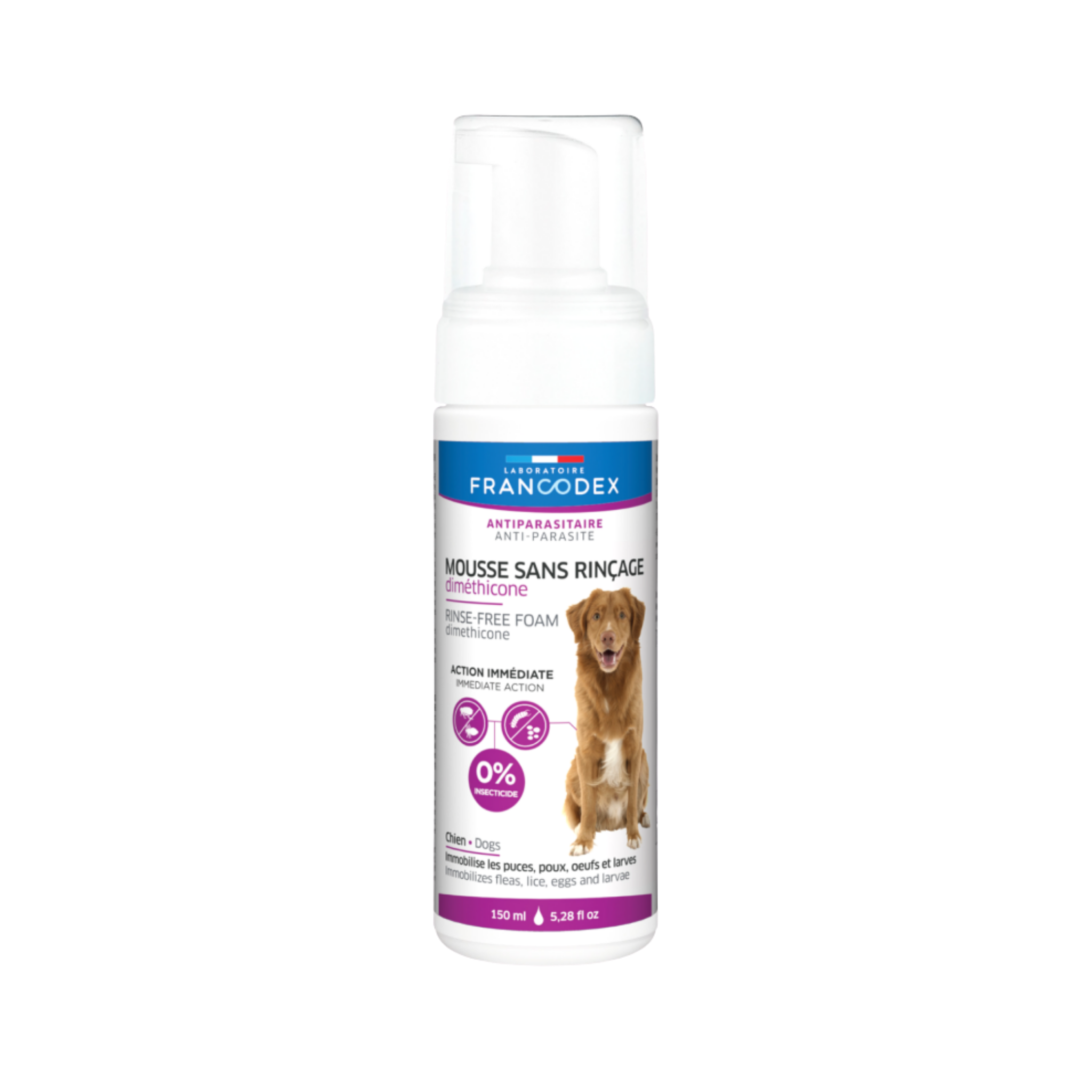 Mousse sans rinçage francodex - 150ML