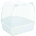 TRIXIE Baignoire semi-circulaire pour oiseaux Plastique transparent 14 x 14 x 15 cm