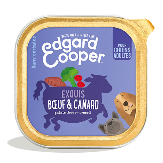 Edgard & Cooper barquette bœuf canard