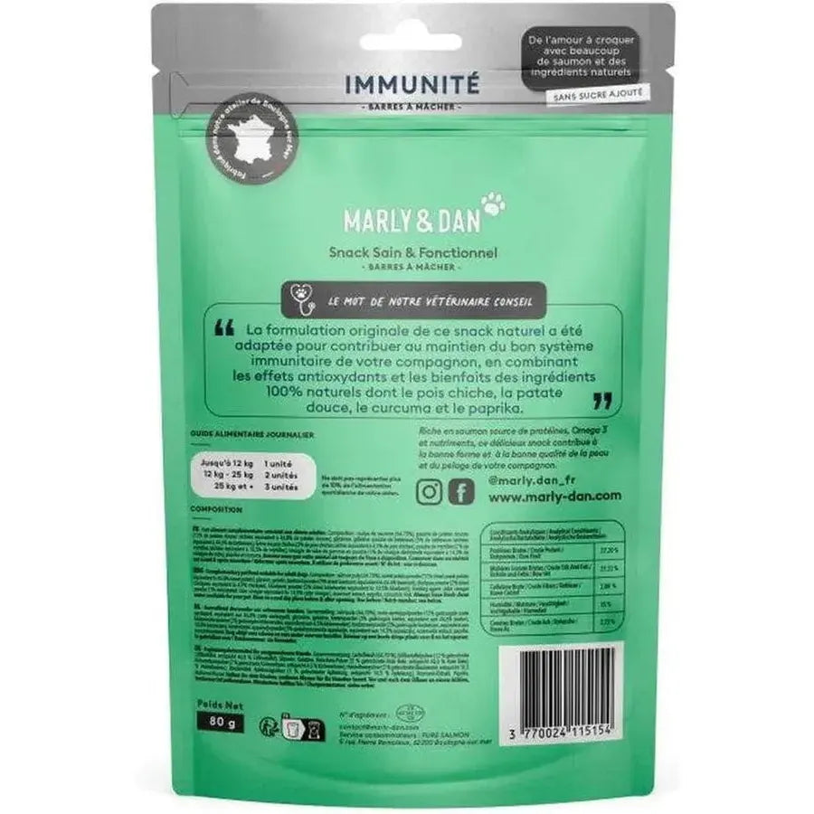 Barres à Mâcher – Saumon Sans Céréales (80 g)