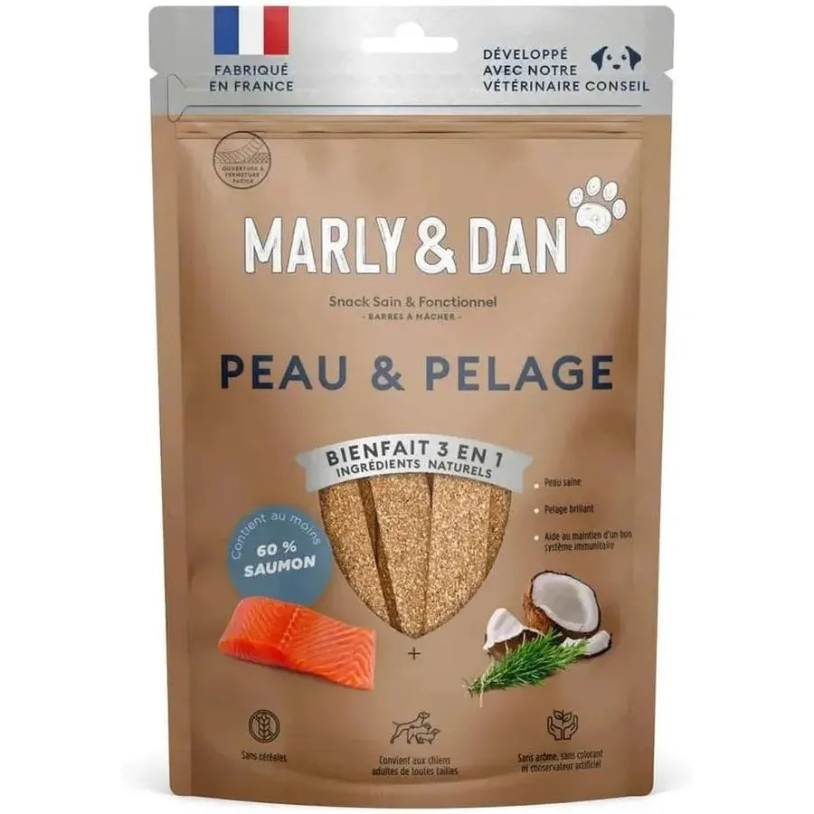 Barres à Mâcher – Peau & Pelage (80 g)