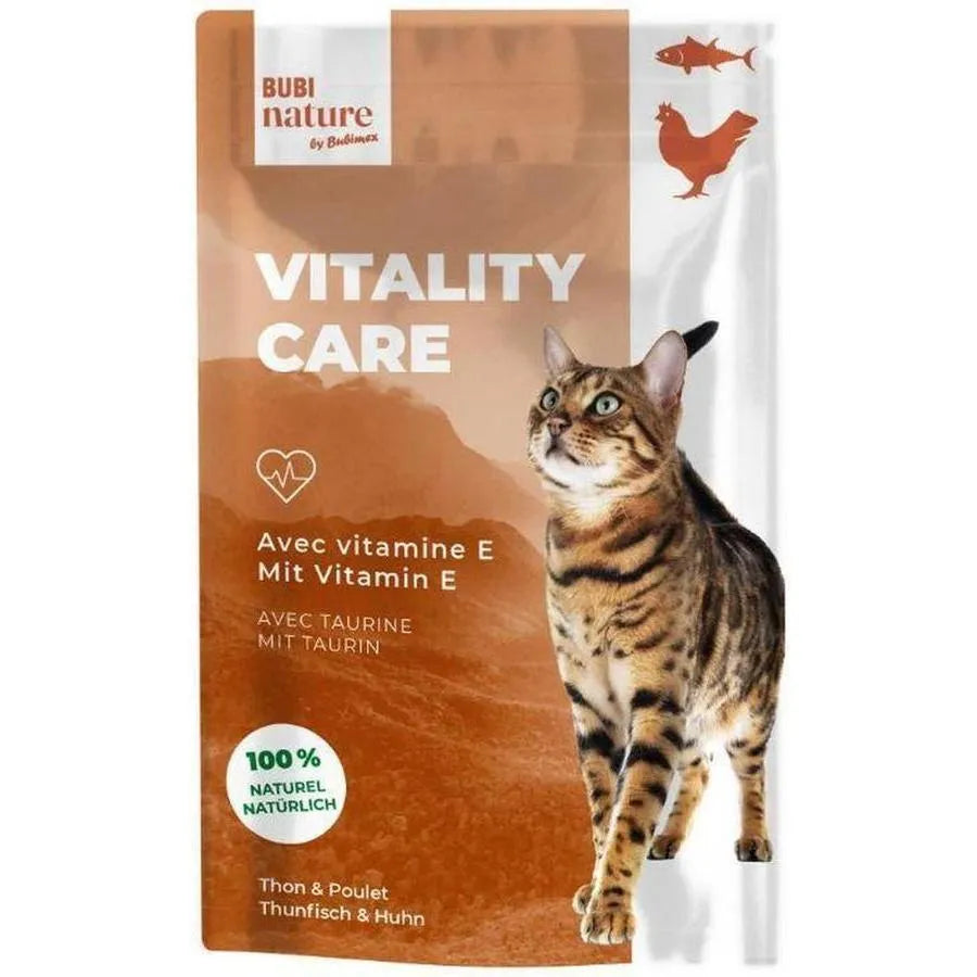 BUBI NATURE Vitality Thon & Poulet 70g – Friandises Vitalité Chat