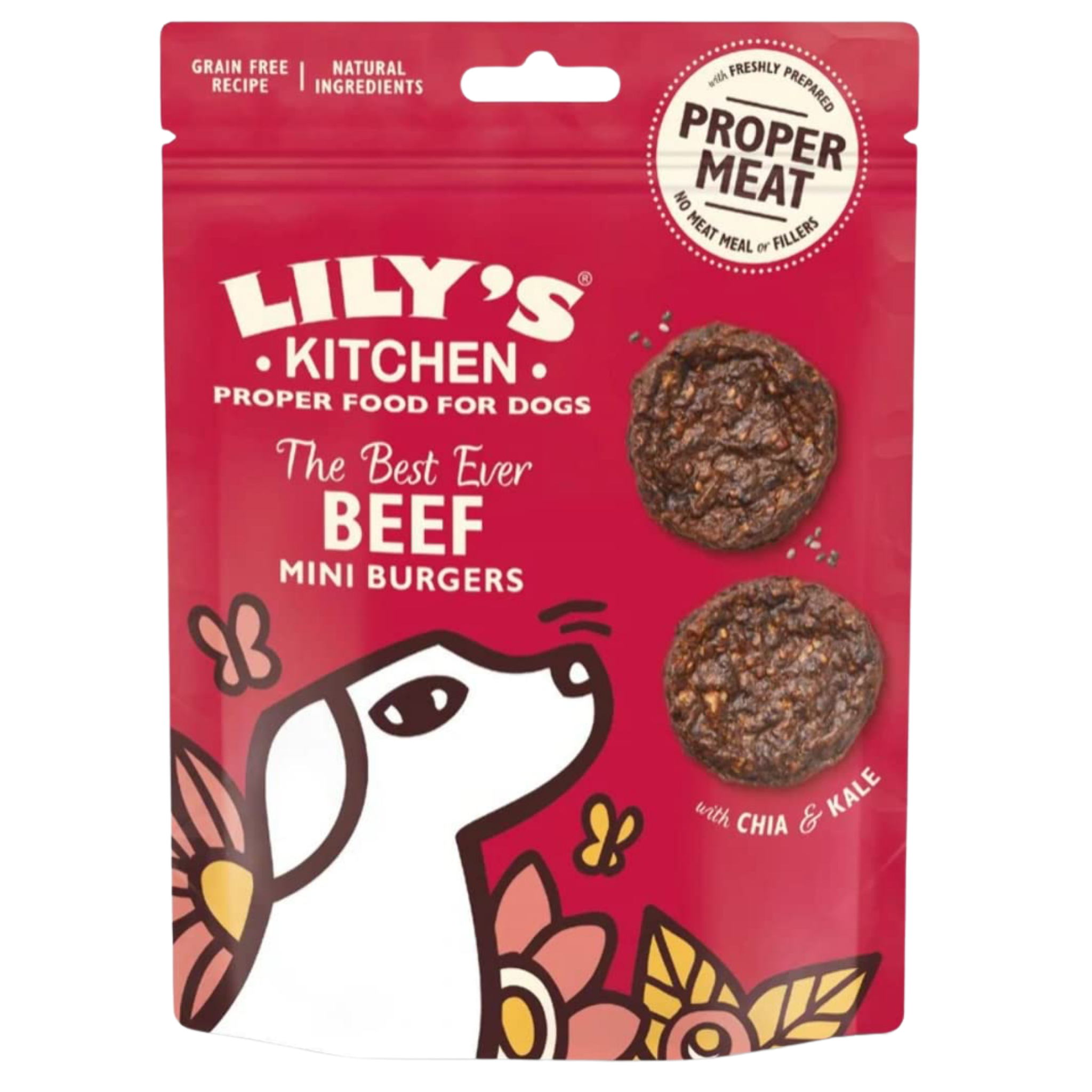 Lily's kitchen burger boeuf