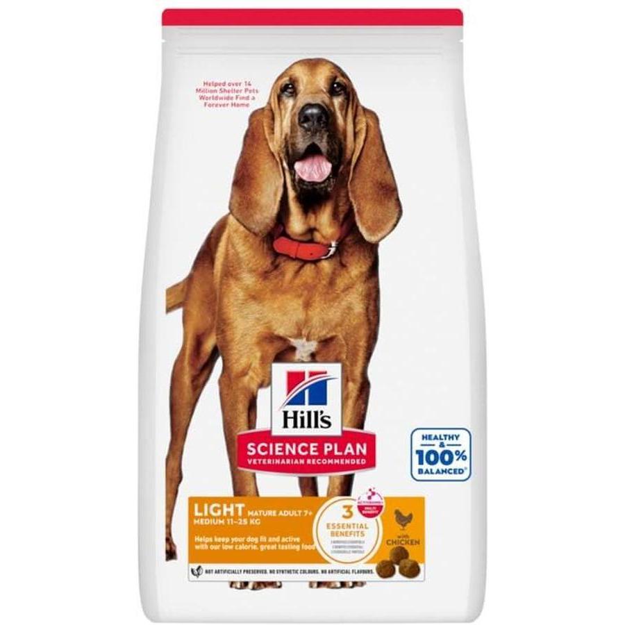 HILLS Science Plan Mature Adult 7+ Light Medium Poulet 12kg