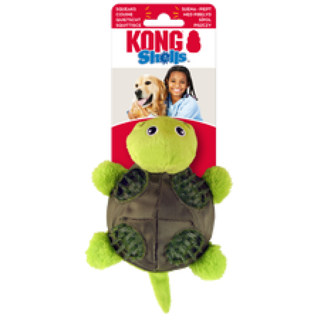 KONG Shells Turtle L Jouet pour Chien Taille L