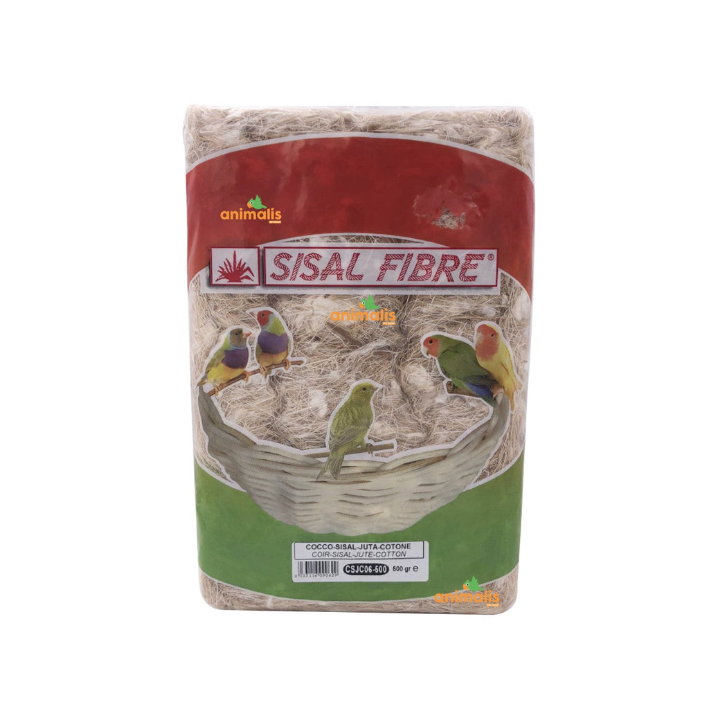 Coco Sisal Jute Coton 50g Matériel de nidification naturel pour oiseaux