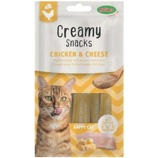 BUBI NATURE Creamy Snacks Chat Poulet & Fromage – Sticks crémeux