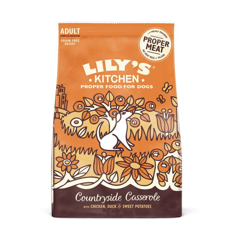 LILY'S KITCHEN Sélection de Terrines pour Chat Adulte Poulet Dinde Canard Agneau 8x85g