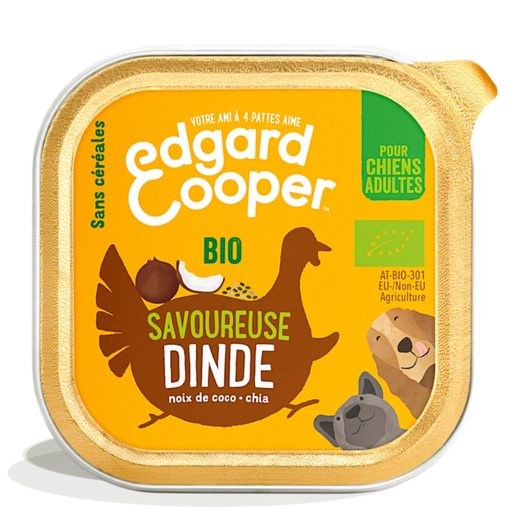 Edgard & Cooper barquette dinde bio