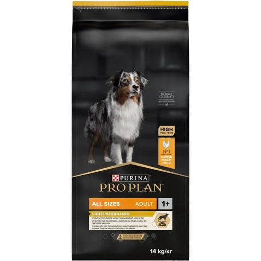 PRO PLAN All Size Adult Light Sterilised Riche en Poulet de Haute Qualité 7kg
