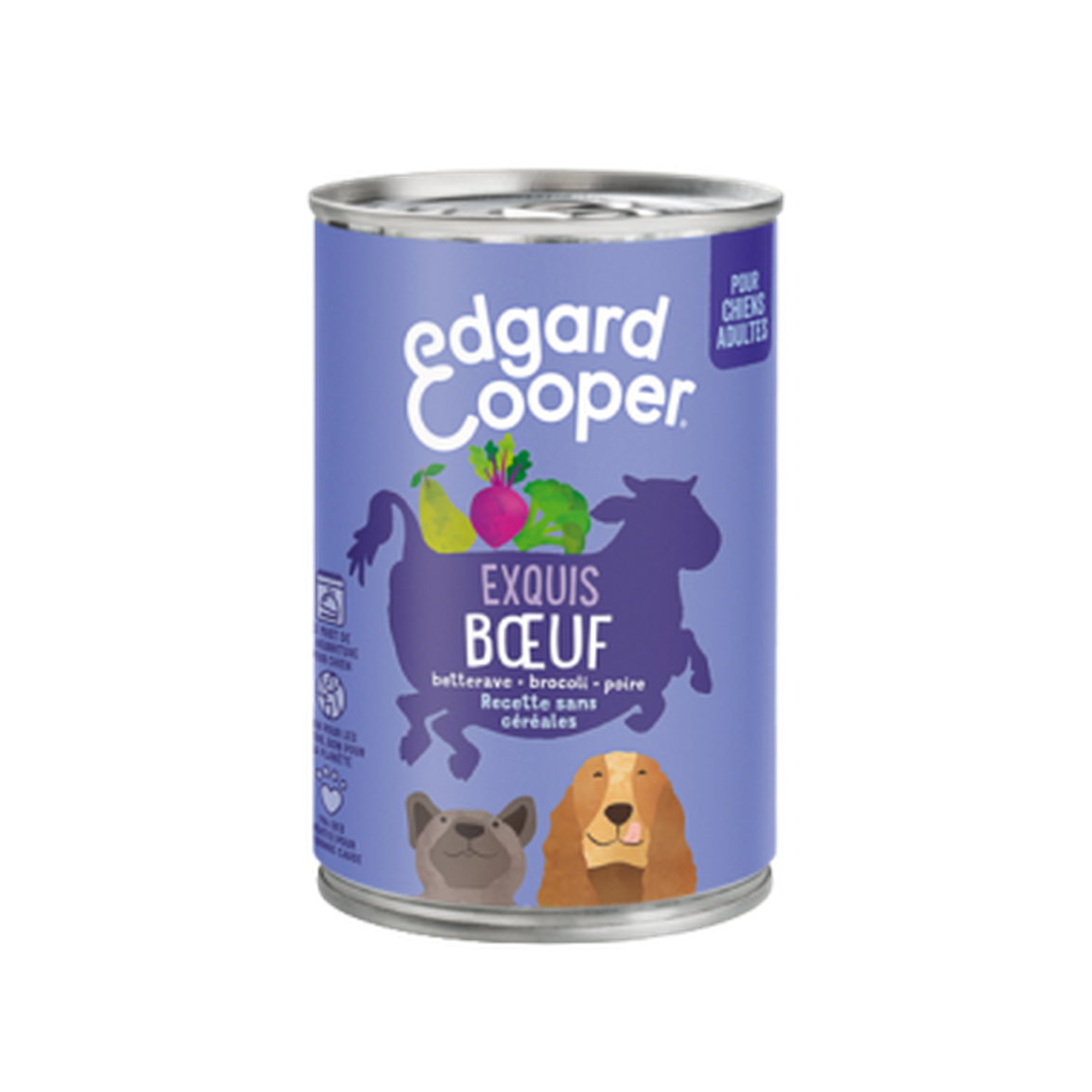 EDGARD COOPER ED&CO DOG Bœuf & Betteraves Sans Céréales Croquettes Chien Adulte